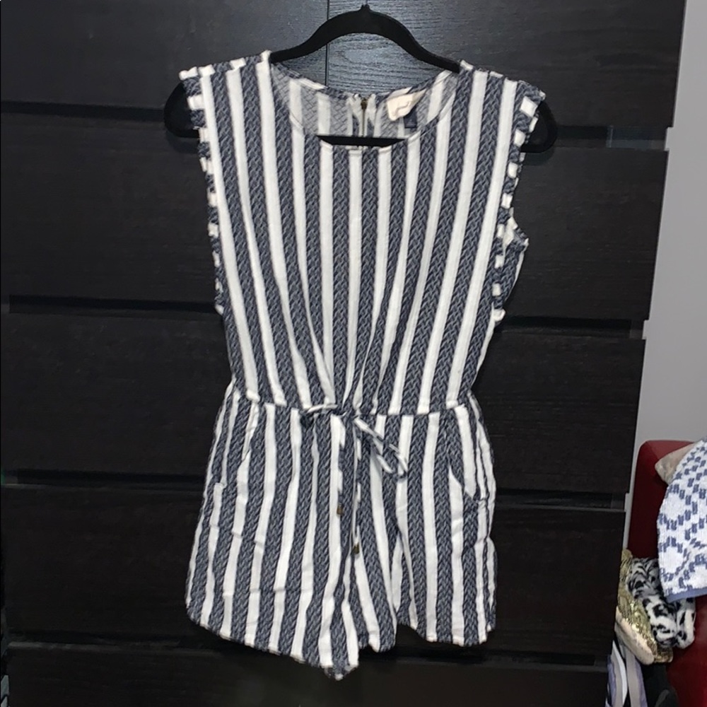 Striped romper